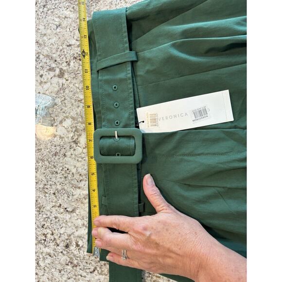 Veronica Beard Maliyah Wide Leg Pant in Forest size 4 - Picture 13 of 13